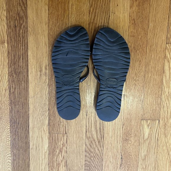 Donald J Plainer Goia Sandals Sz 8.5 Made In Italy - Picture 12 of 16